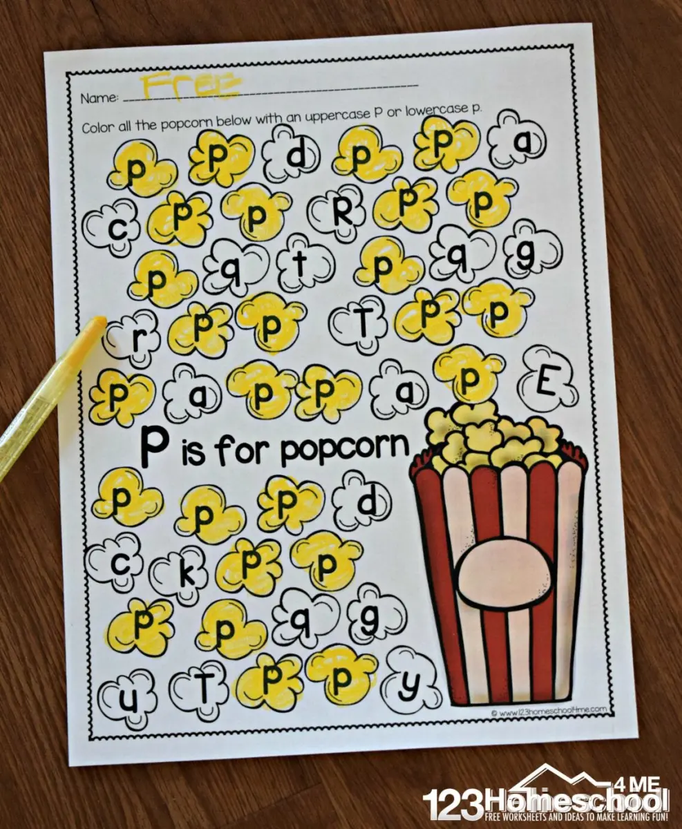 Free Printable Letter Recognition Worksheets For Toddlers #14