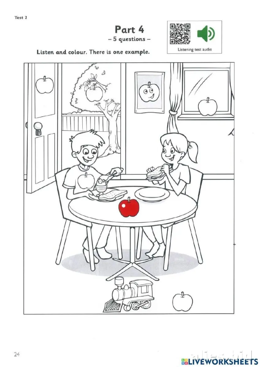 Free Printable Listening Activity Sheet For Kids Worksheet #4