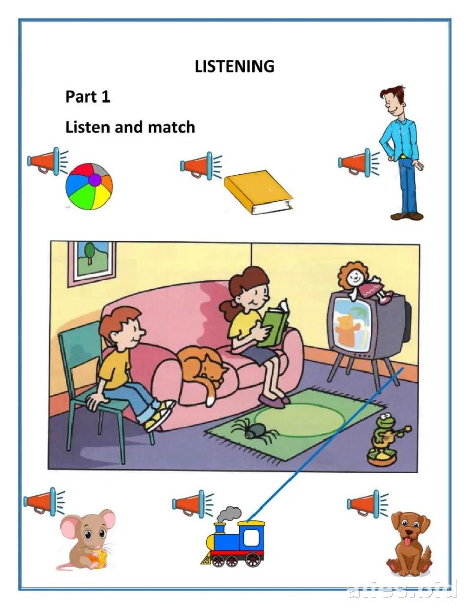 Free Printable Listening Activity Sheet For Kids Worksheet #16