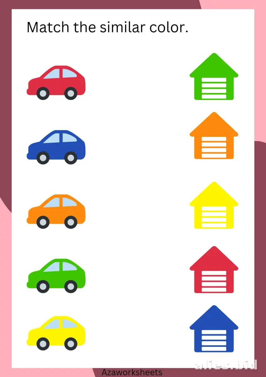 Free Printable Matching Game Sheet Free Print Worksheet #5