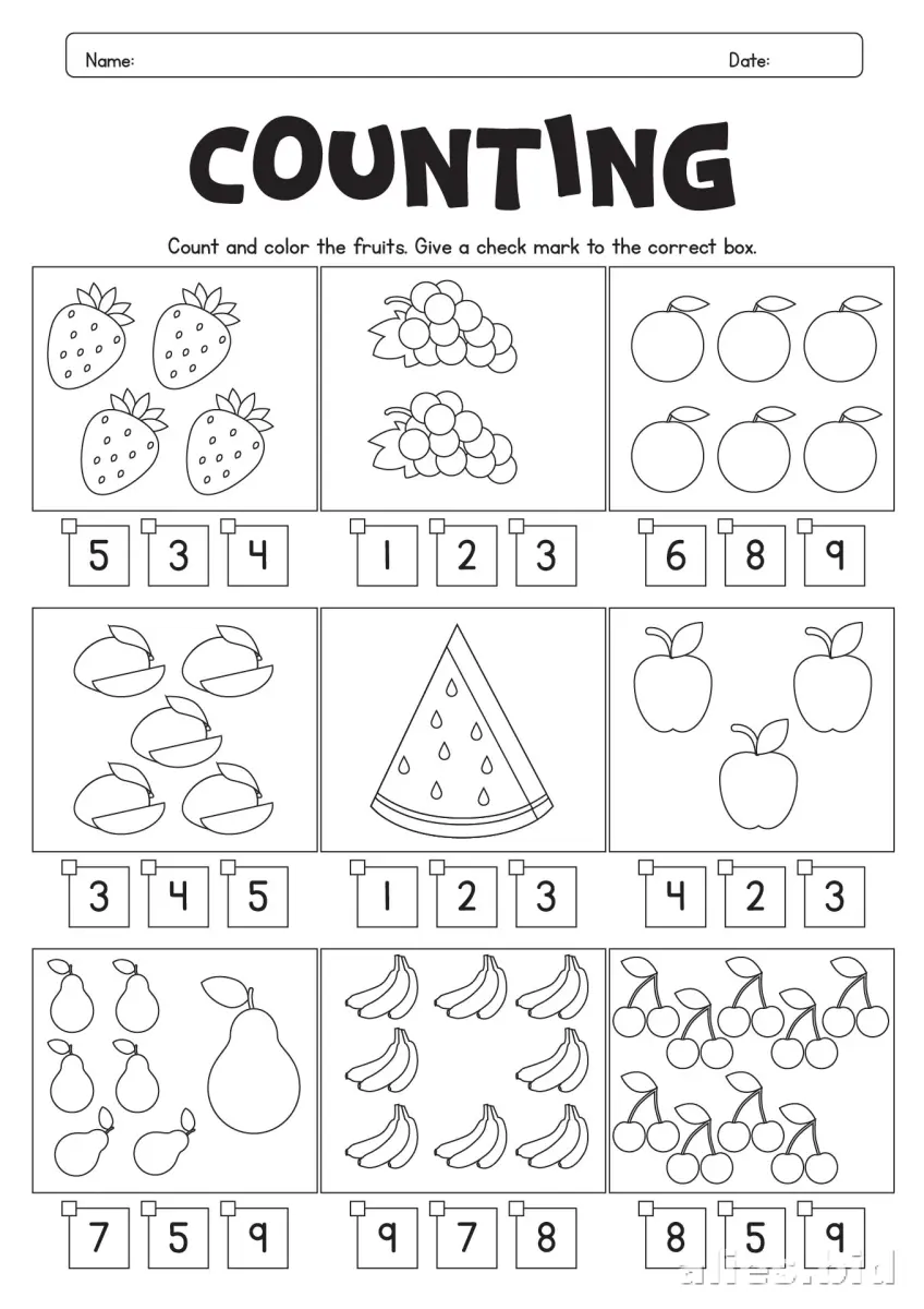 Free Printable Math Activity Sheet For Kids Free Worksheet #10