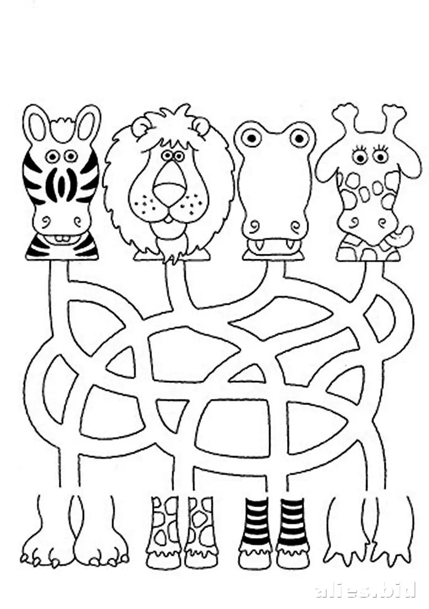 Free Printable Maze Activity Sheet For Children Worksheet #8