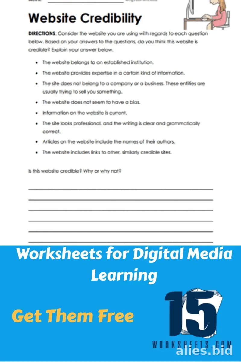 Free Media Literacy Worksheets for Teachers and Parents