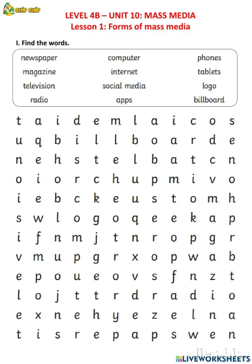 Free Printable Media Literacy Worksheet Free #3