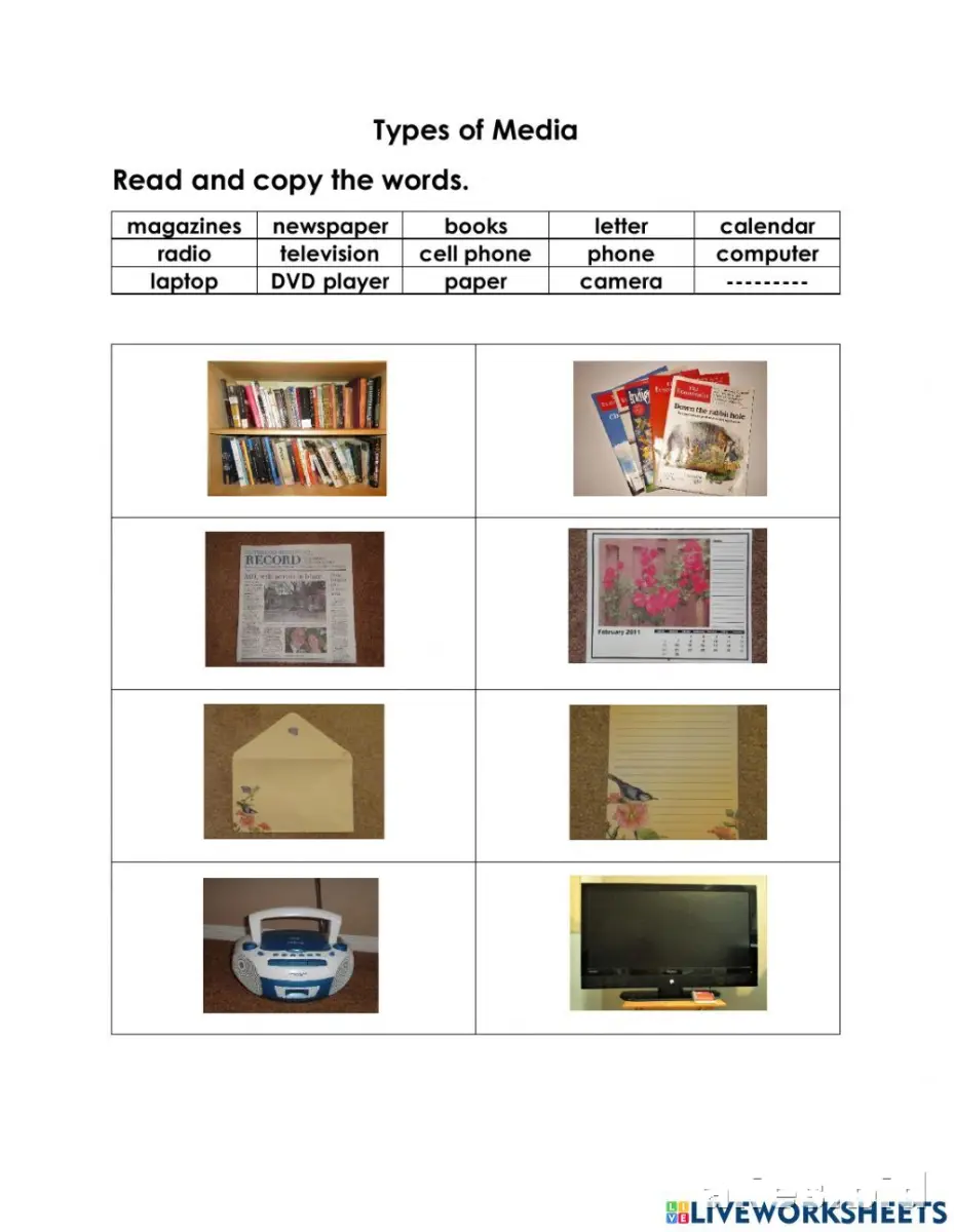 Free Printable Media Literacy Worksheet Free #7