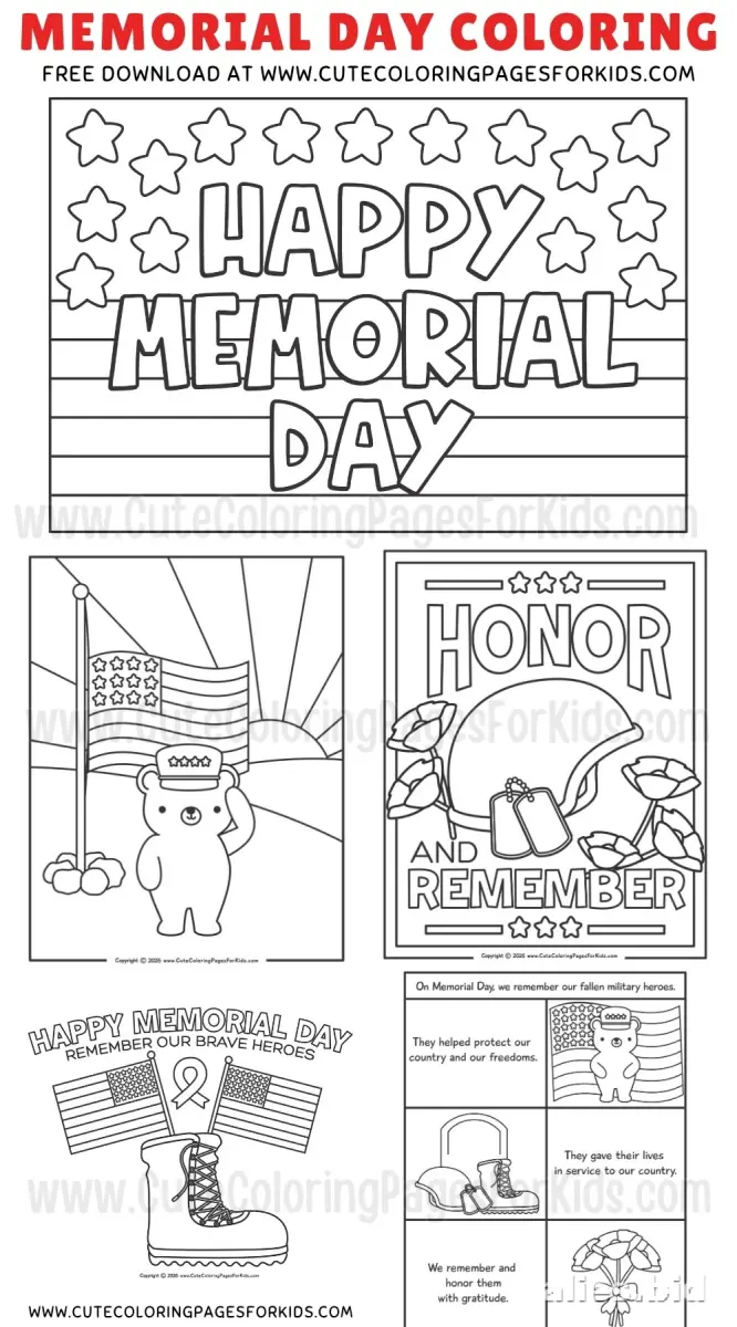 Free Printable Memorial Day Worksheet Free #2