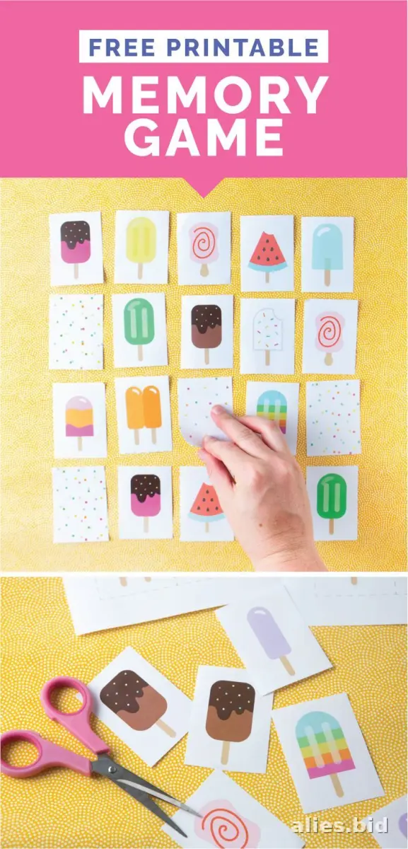 Memory Game Printable For Kids Worksheet #4