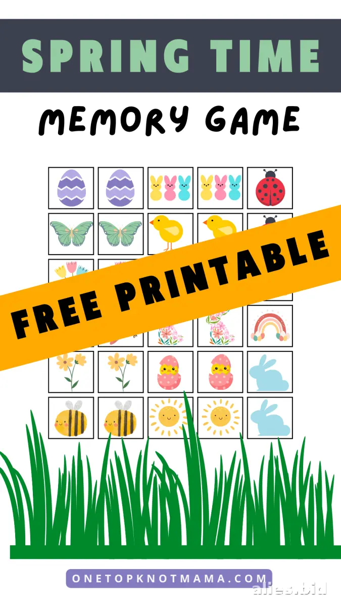 Memory Game Printable For Kids Worksheet #8