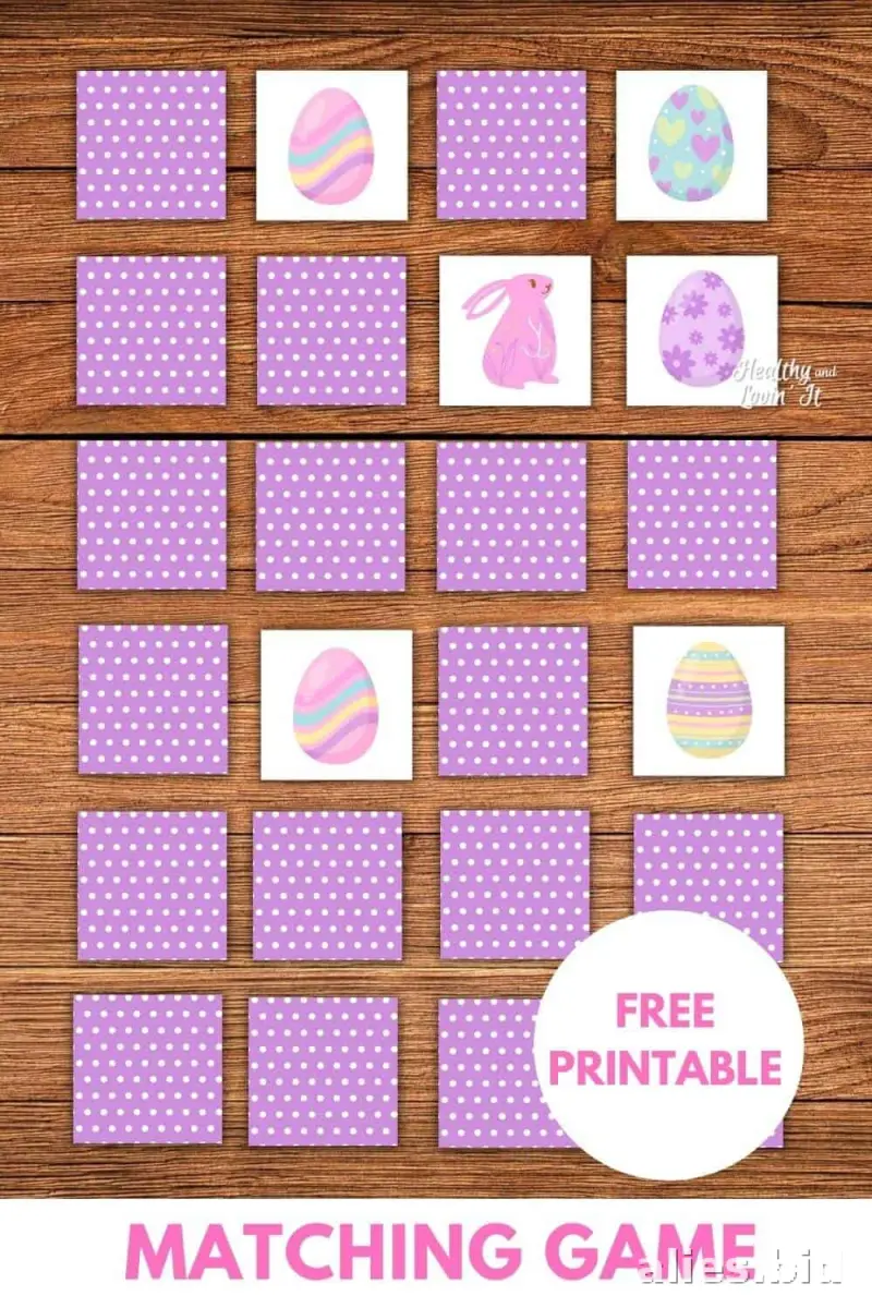 Memory Game Printable For Kids Worksheet #3