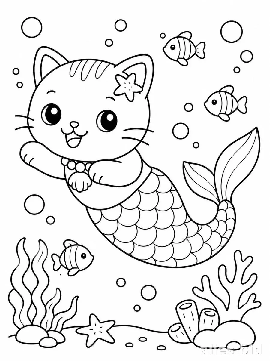 Mermaid Coloring Pages For Kids Worksheets: A Creative Learning Tool