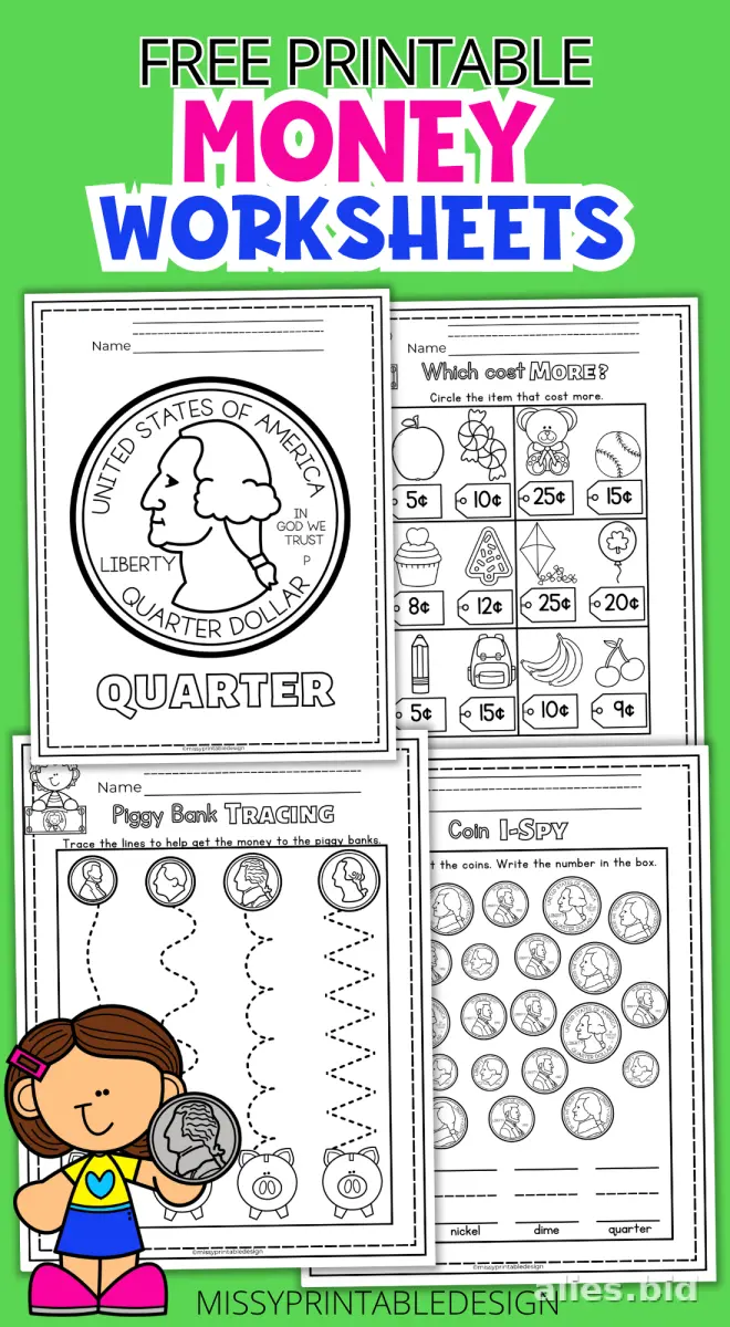 Money Counting Worksheet Printable #10