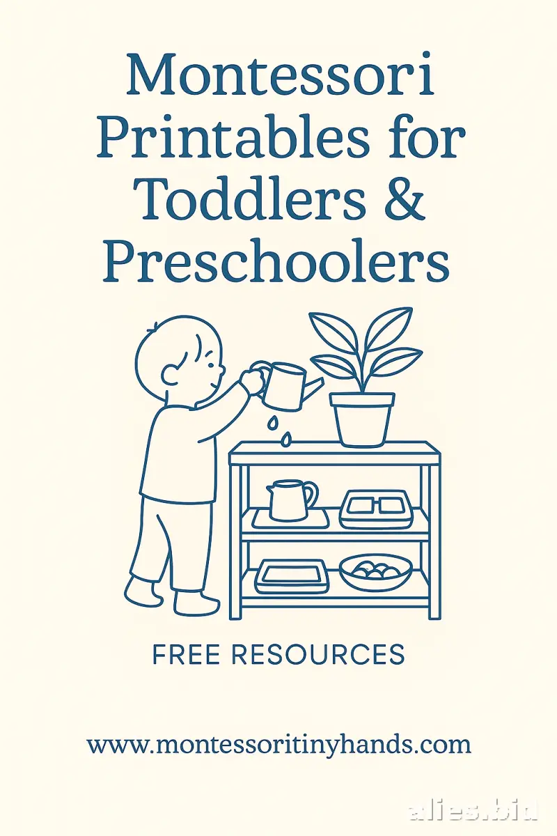 Free Printable Montessori Worksheet Free Print #4