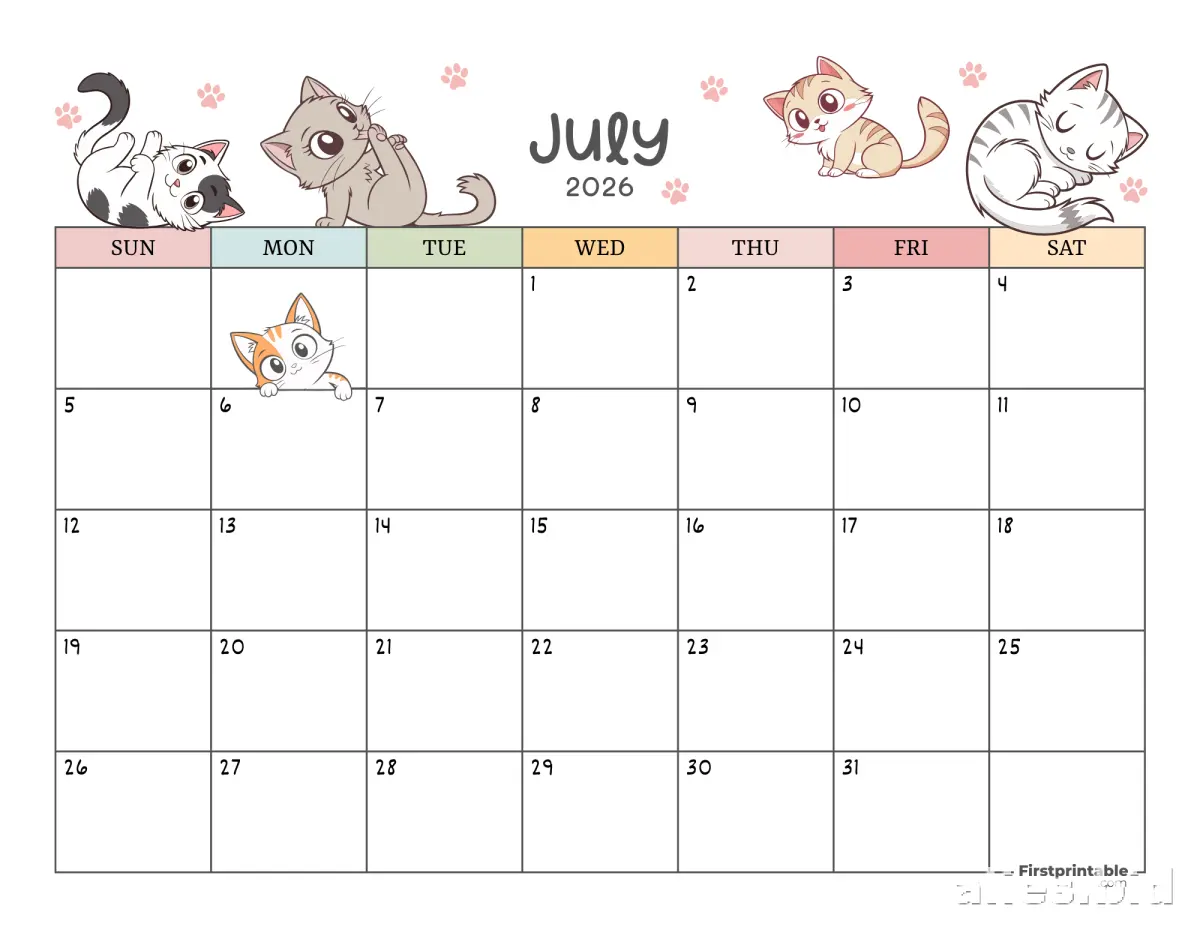 Free Printable Monthly Planner Template For Kids Free Worksheet #14