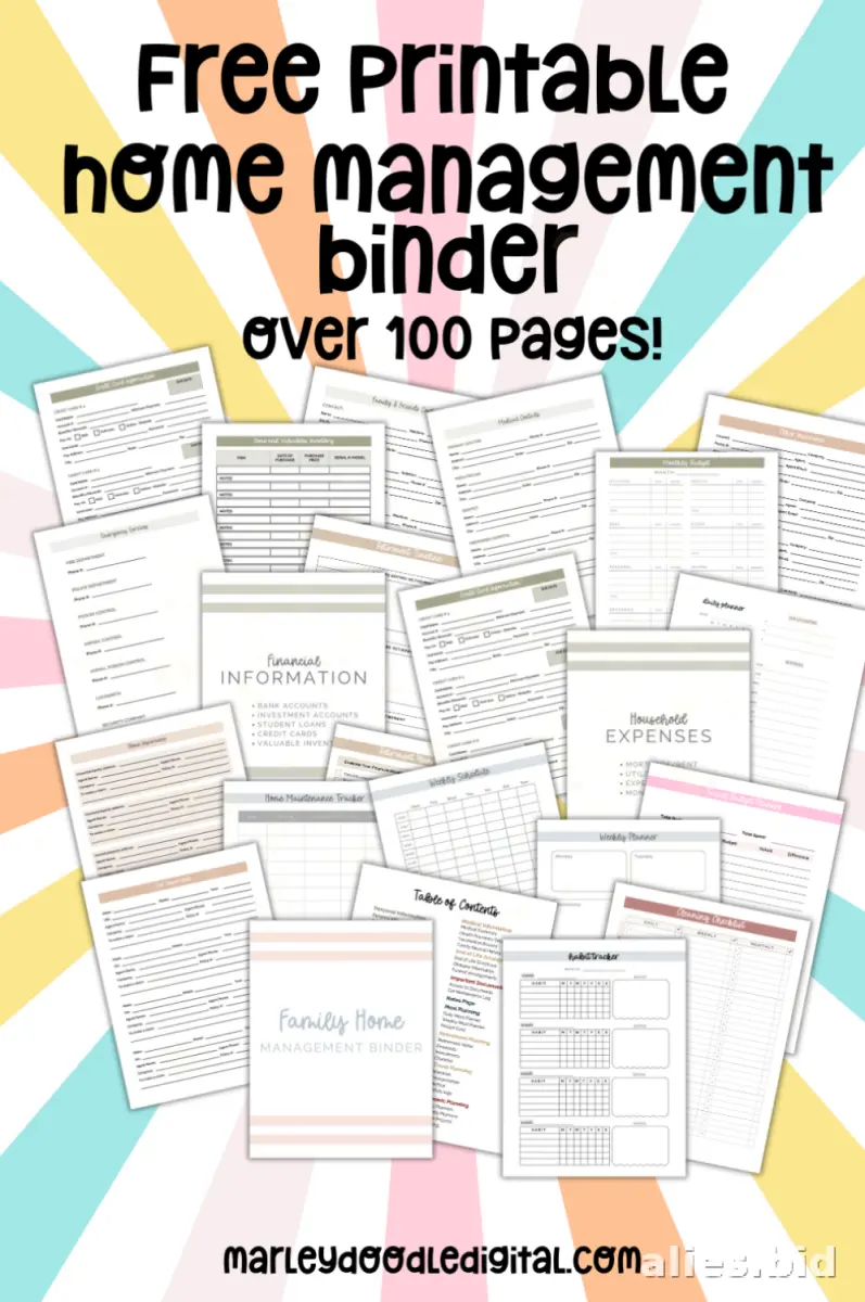 Free Printable Monthly Planner Template For Kids Free Worksheet #15