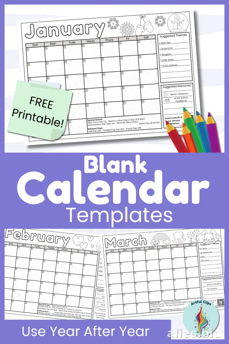 Free Printable Monthly Planner Template For Kids Free Worksheet #11