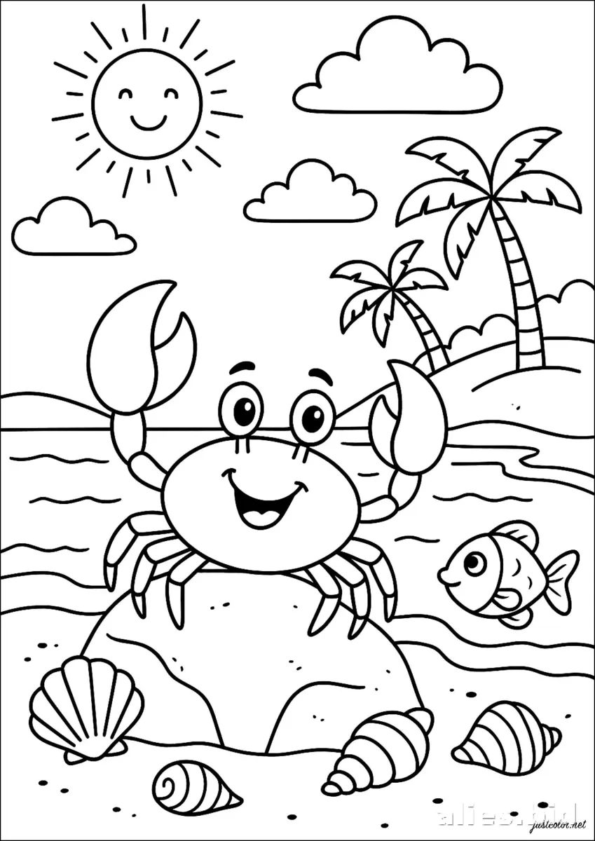 Free Printable Ocean Coloring Pages For Kids Free Worksheet #5