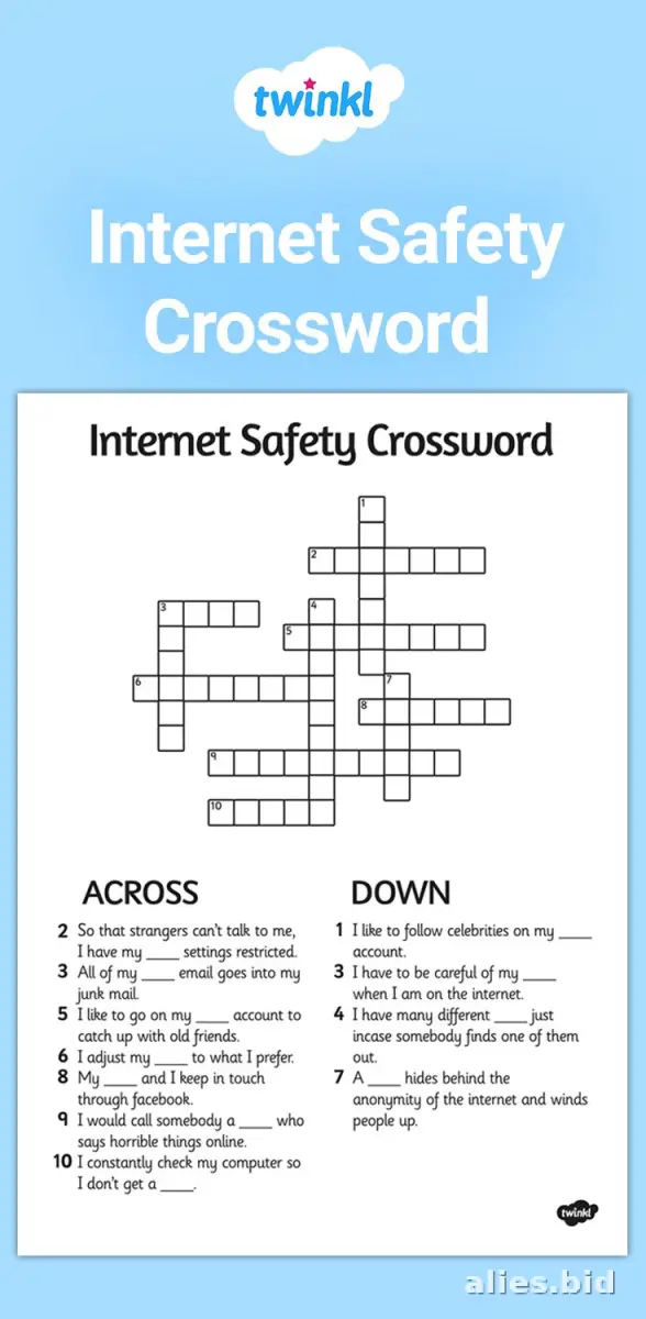 Free Printable Online Safety Worksheet Free #14