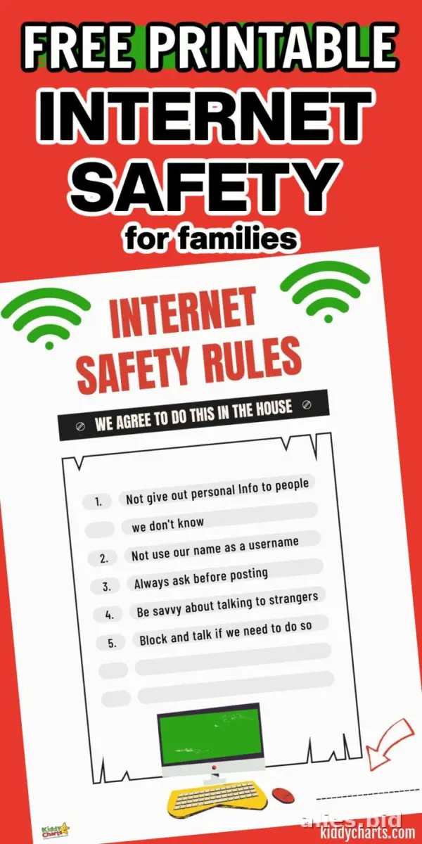 Free Printable Online Safety Worksheet Free #12