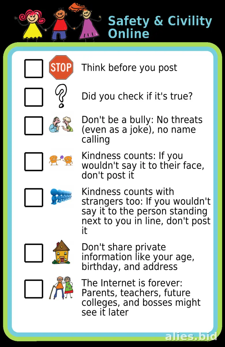 Free Printable Online Safety Worksheet Free #16