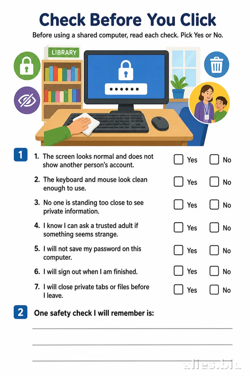 Free Printable Online Safety Worksheet Free #6