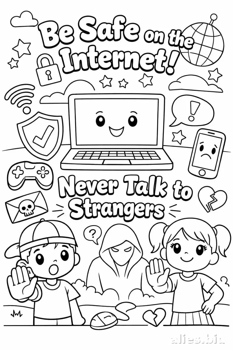 Free Printable Online Safety Worksheet Free #11