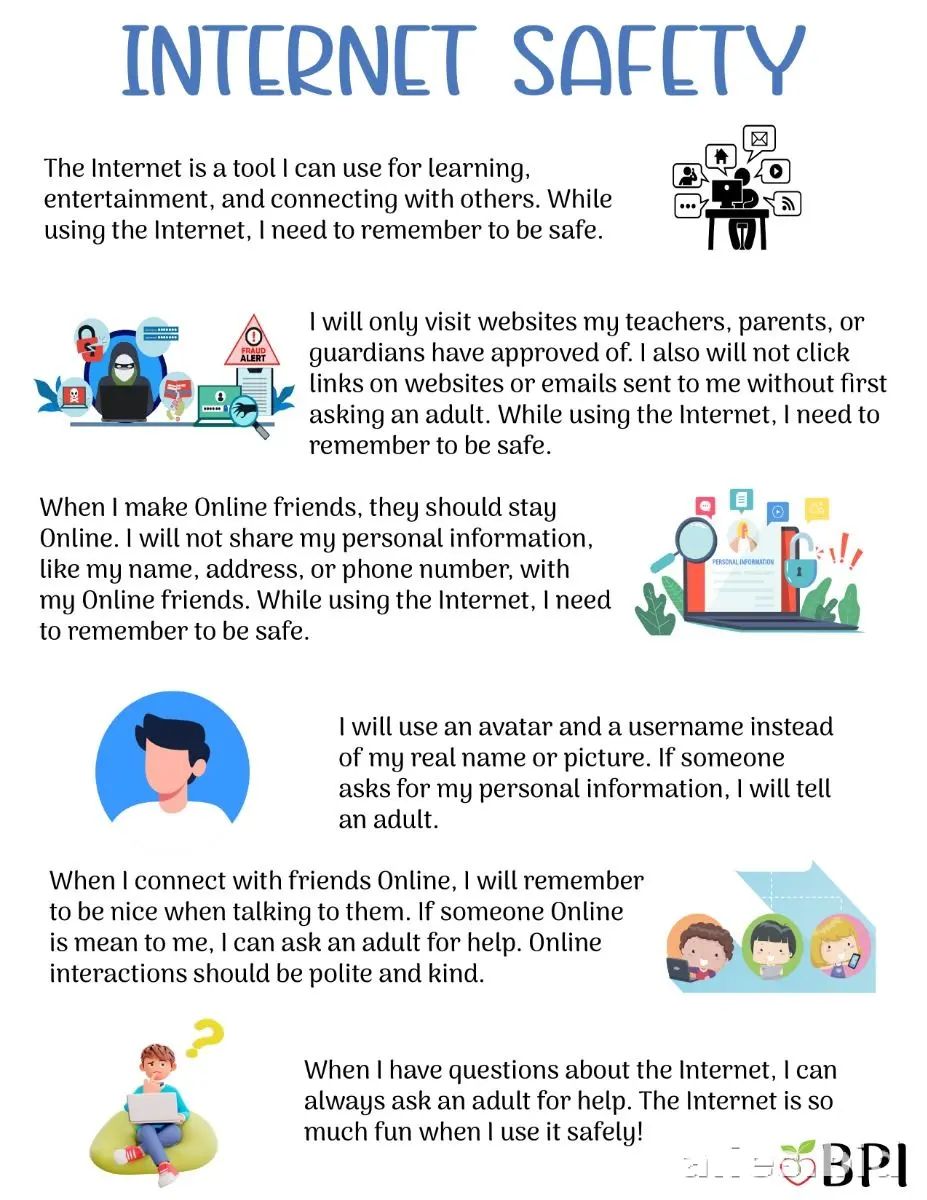 Free Printable Online Safety Worksheet Free #7