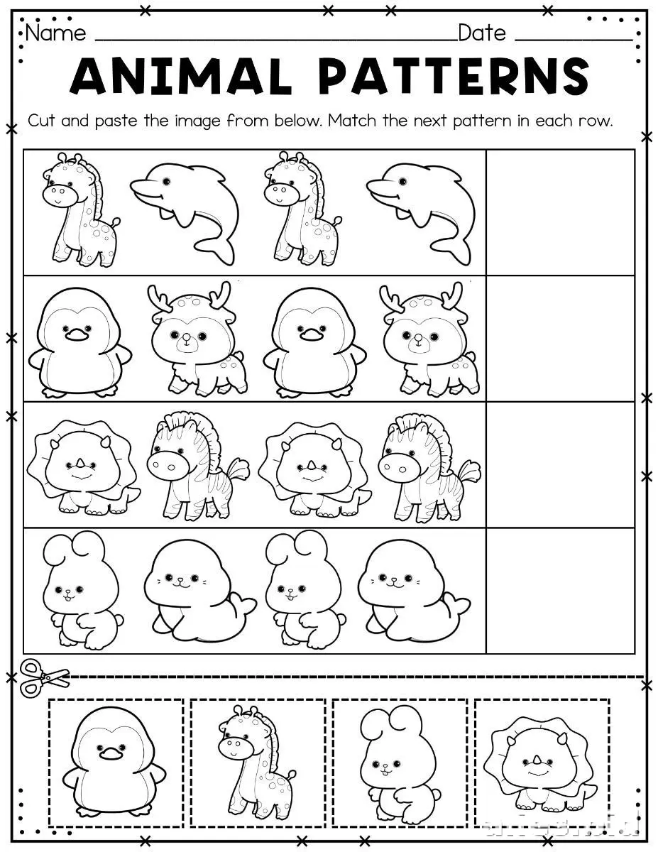 Pattern Activity Sheets for Kids: A Fun Learning Tool