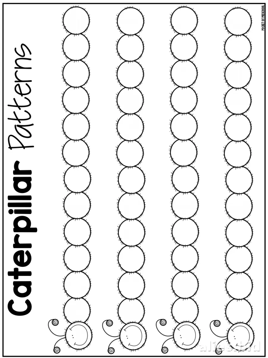 Patterns Worksheet For Preschool Printable #5