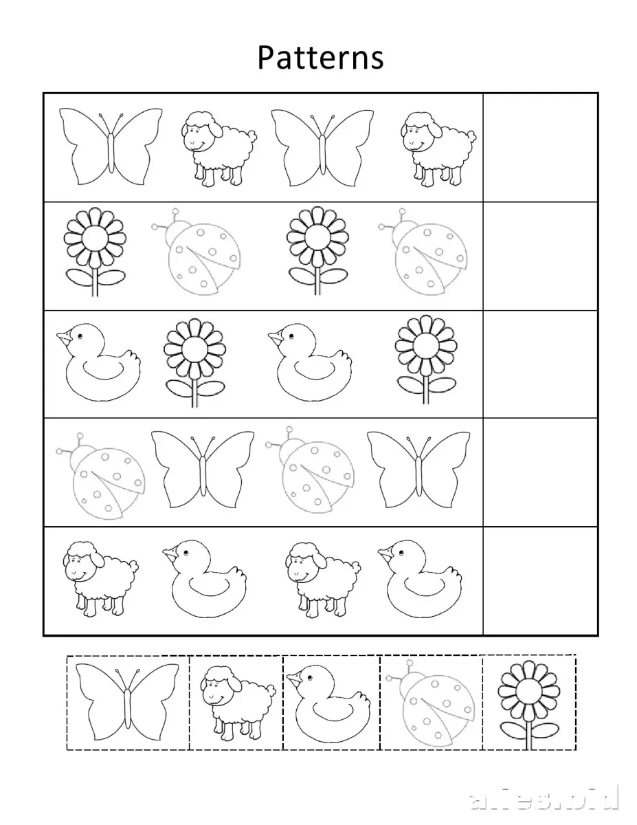Patterns Worksheets for Preschool: Enhancing Early Learning Through Play