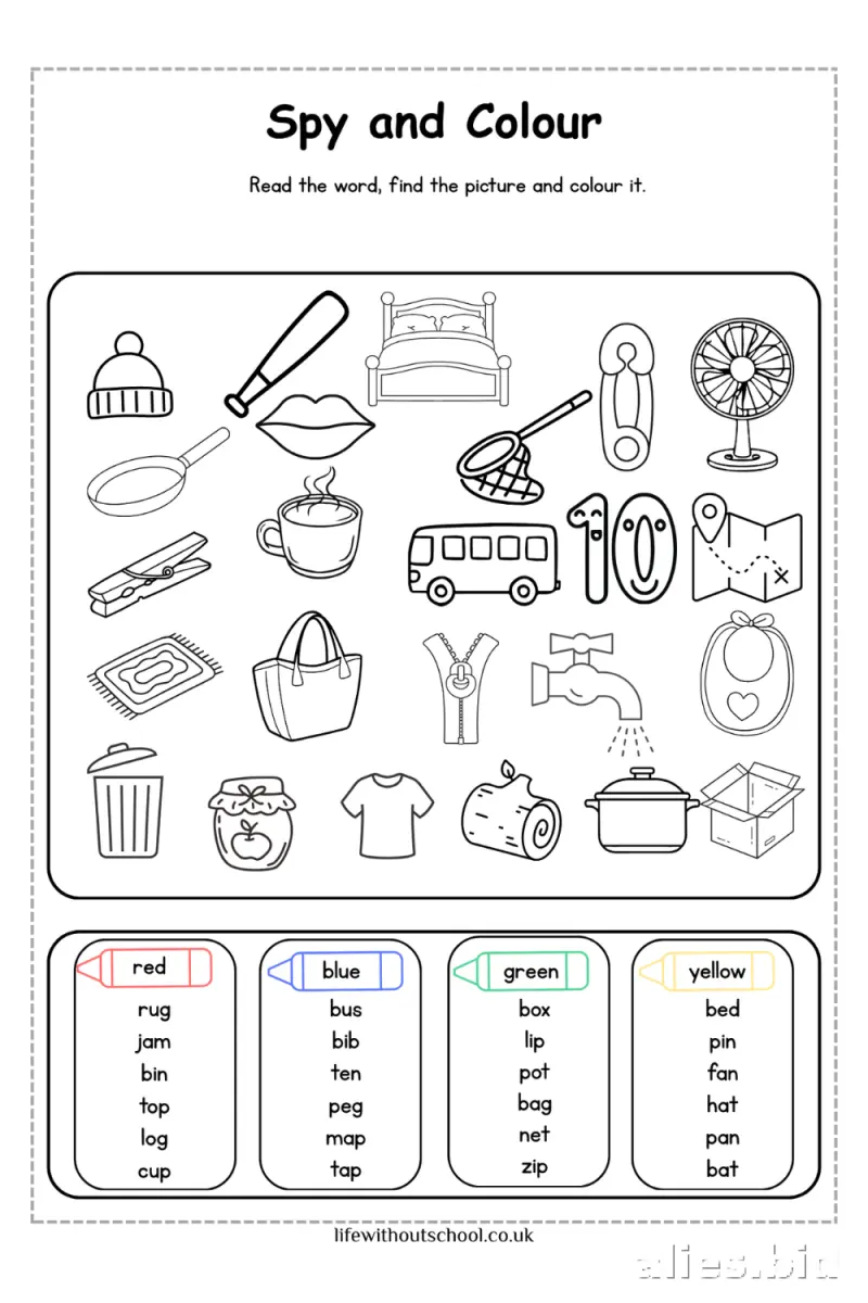 Free Printable Phonics Worksheets For Kids Free Print #5