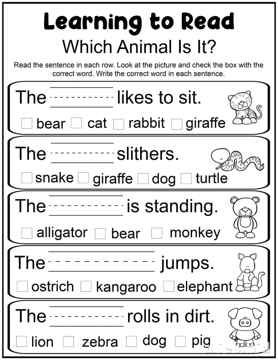 Free Printable Phonics Worksheets For Kids Free Print #12