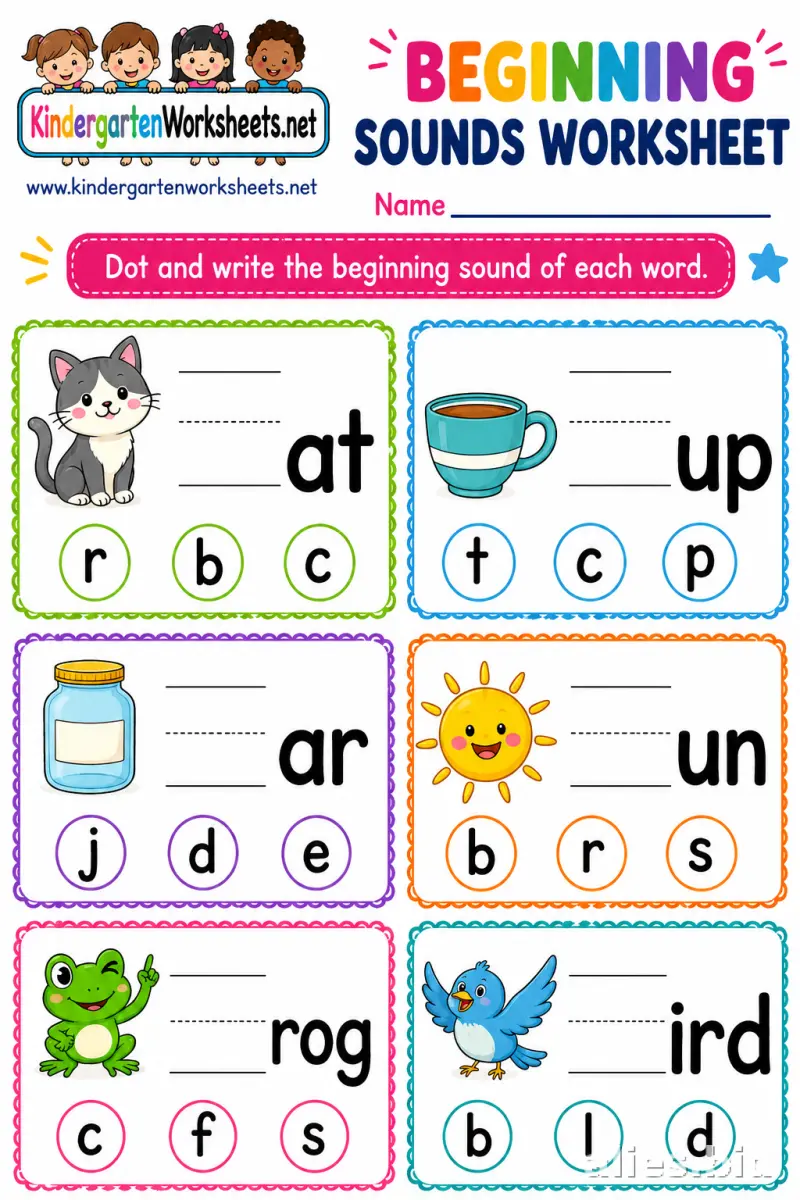 Phonics Worksheets Free Printable For Preschool #4