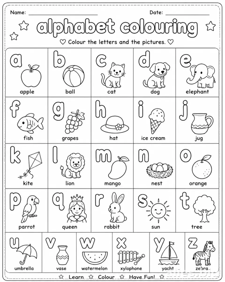 Phonics Worksheets Free Printable For Preschool #10