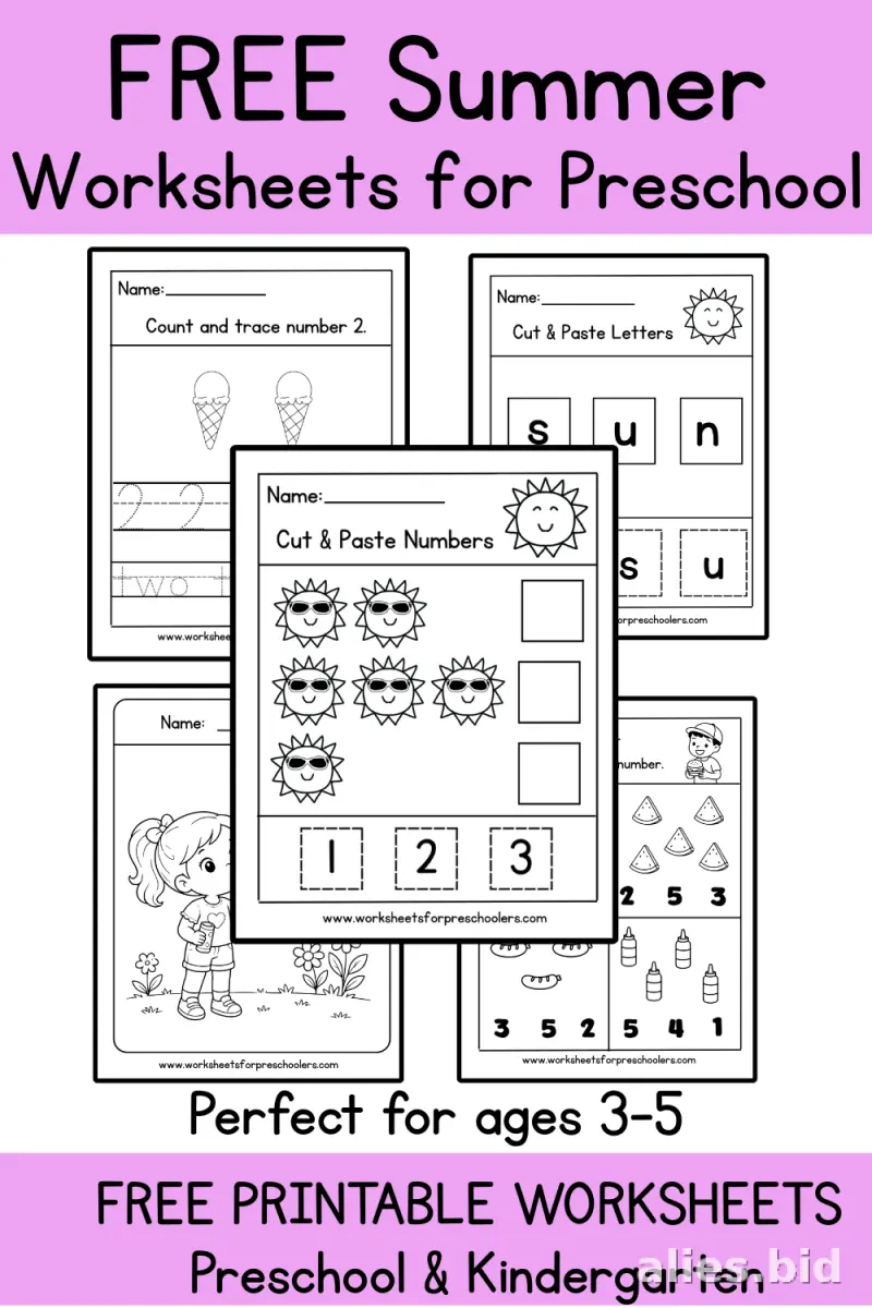 Free Printable Preschool Worksheet Free Print #3