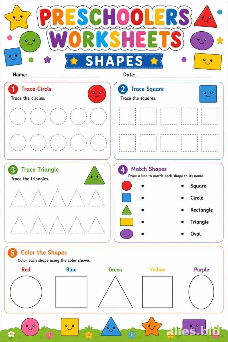 Free Printable Preschool Worksheet Free Print #5