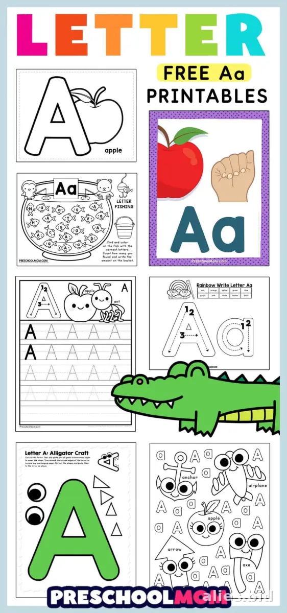Printable Tracing Letters Worksheet For Preschoolers #6