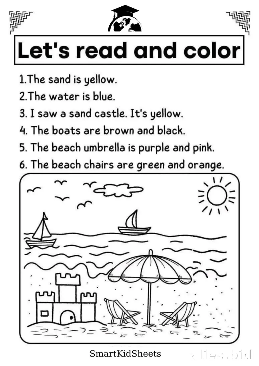 Free Printable Reading Activity Sheet For Kids Free Worksheet #6