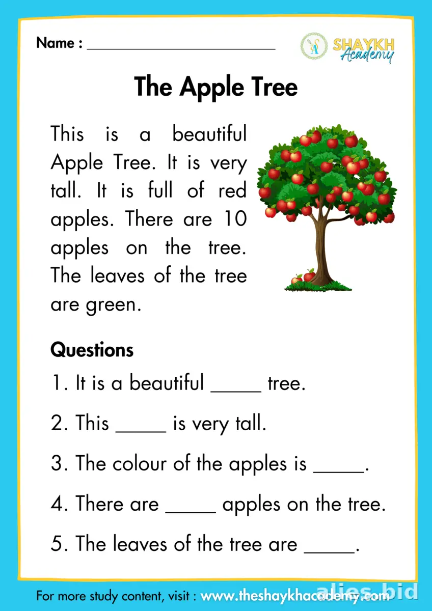 Free Printable Reading Comprehension Worksheet Grade 2 #2