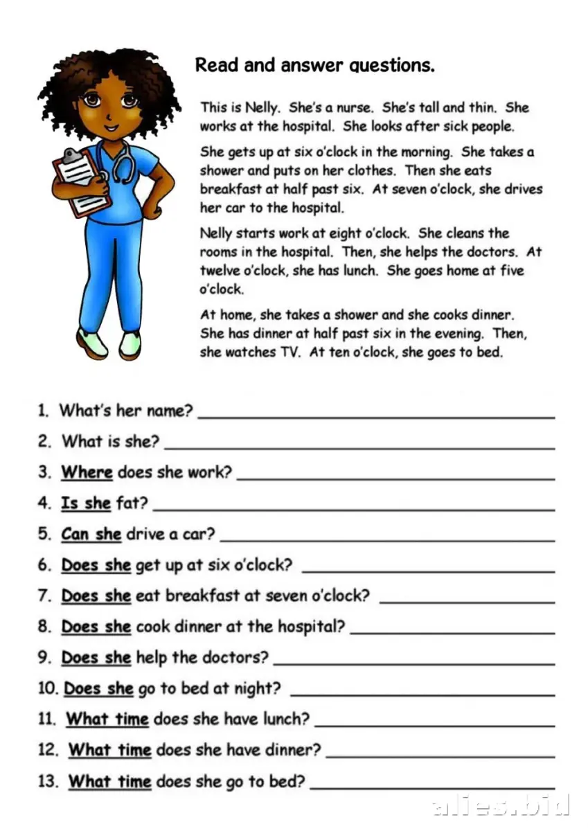Free Printable Reading Comprehension Worksheet Grade 2 #4