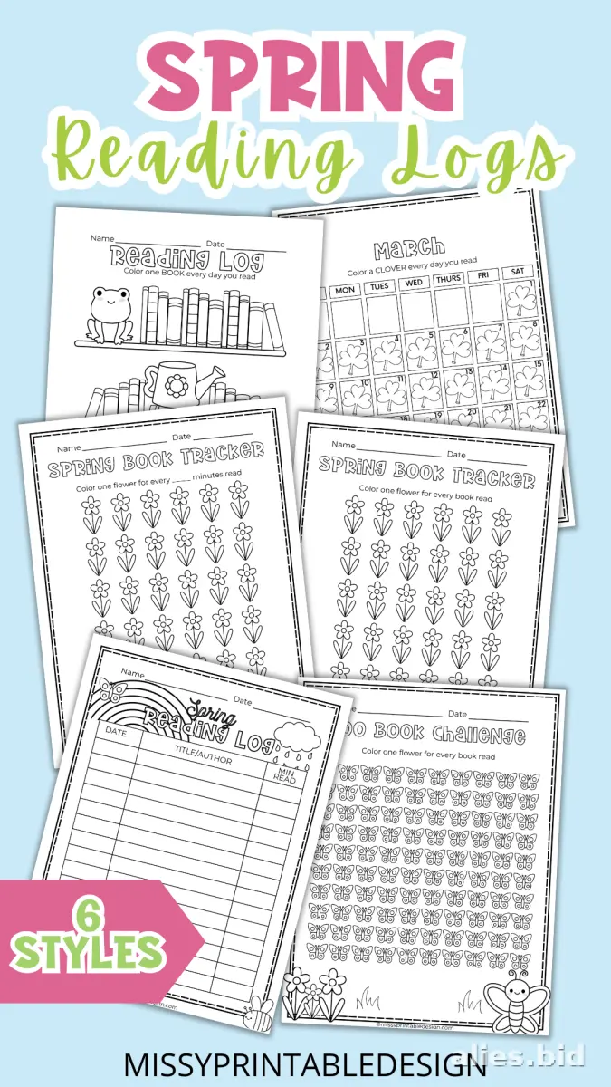 Free Printable Reading Log Template For Kids Free Worksheet #18