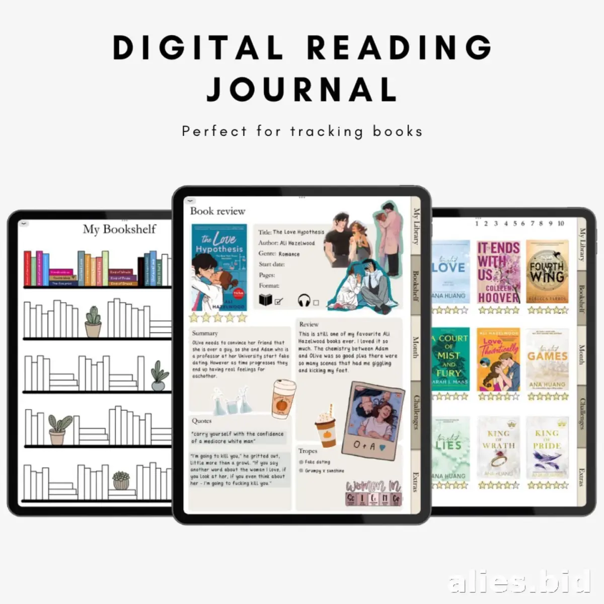 Free Printable Reading Tracker Template Free Worksheet #17