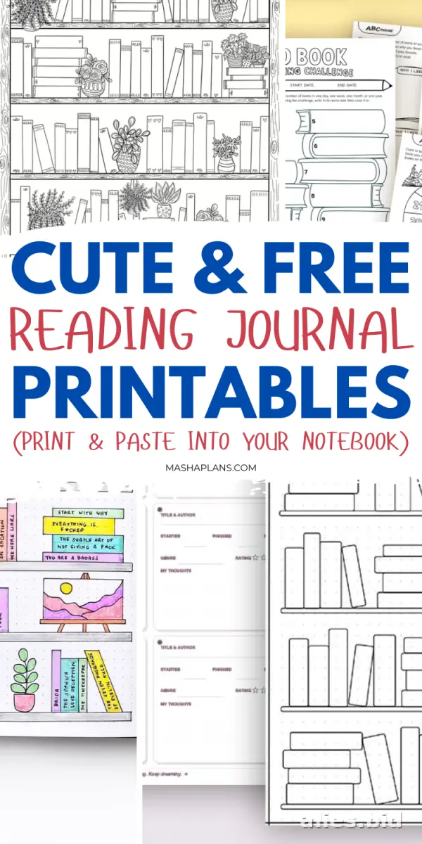 Free Printable Reading Tracker Template Free Worksheet #13