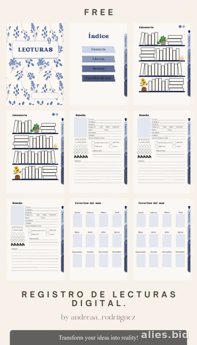 Free Printable Reading Tracker Template Free Worksheet #7