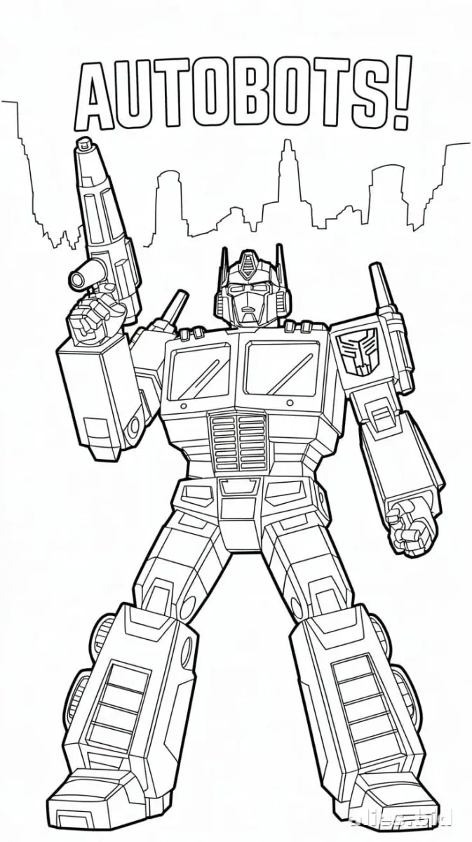 Free Printable Robot Coloring Pages For Kids Free Worksheet #3