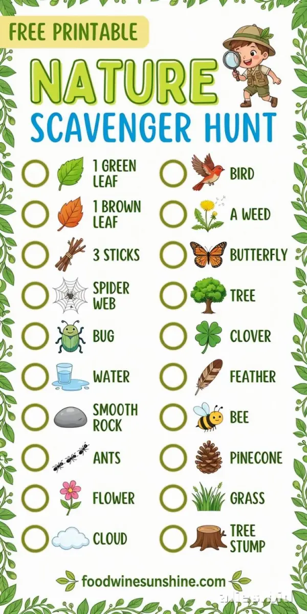 Scavenger Hunt Worksheets for Kids: A Fun and Educational Tool for Learning