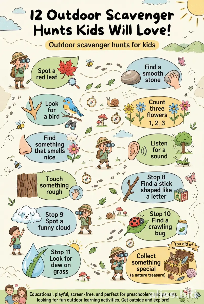 Free Printable Scavenger Hunt Worksheet For Kids #14