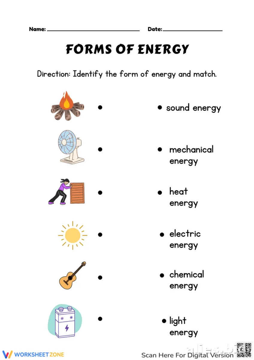 Free Printable Science Activity Sheet Free Worksheet #16