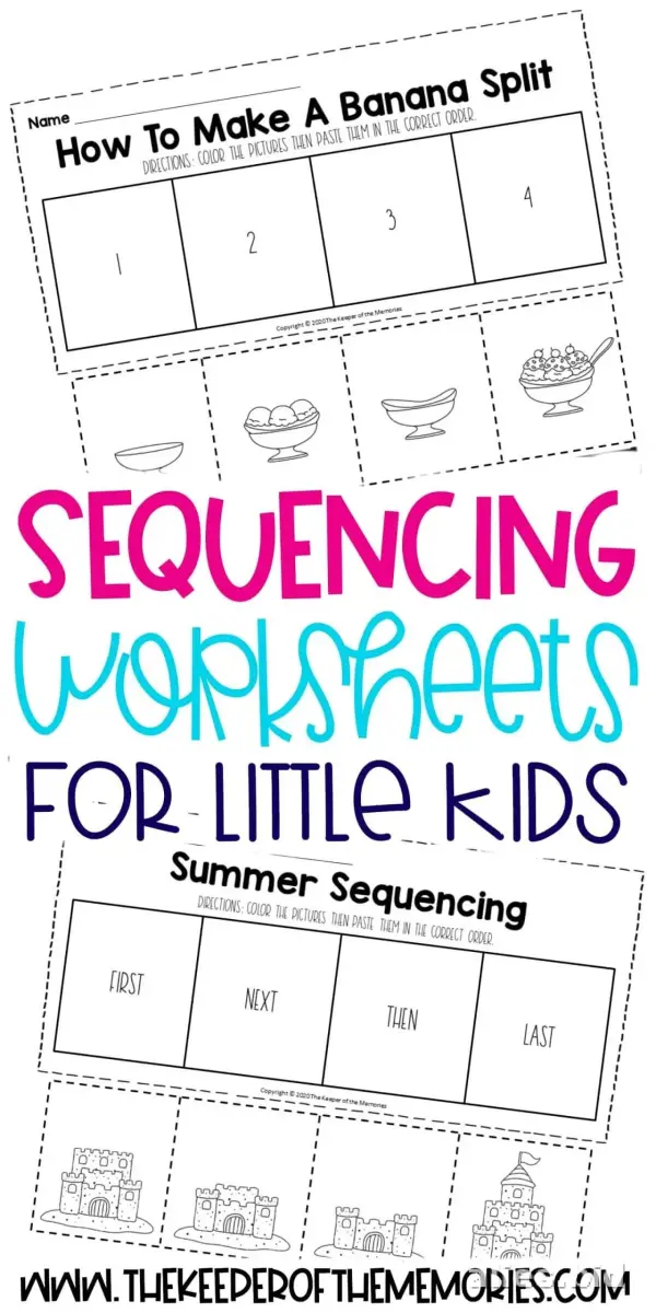 Free Printable Sequencing Activity Sheet For Kids Worksheet #13