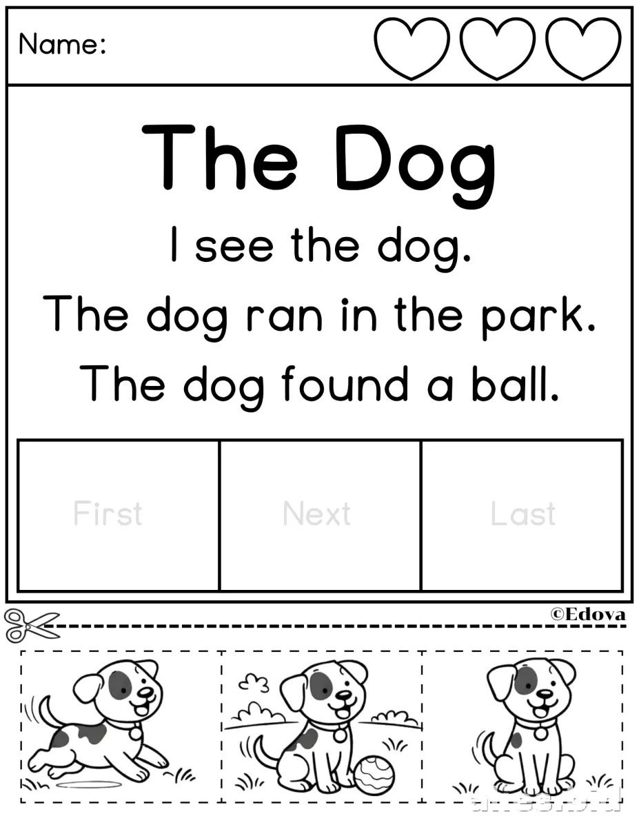 Sequencing Activity Sheets for Kids: A Fun Learning Tool