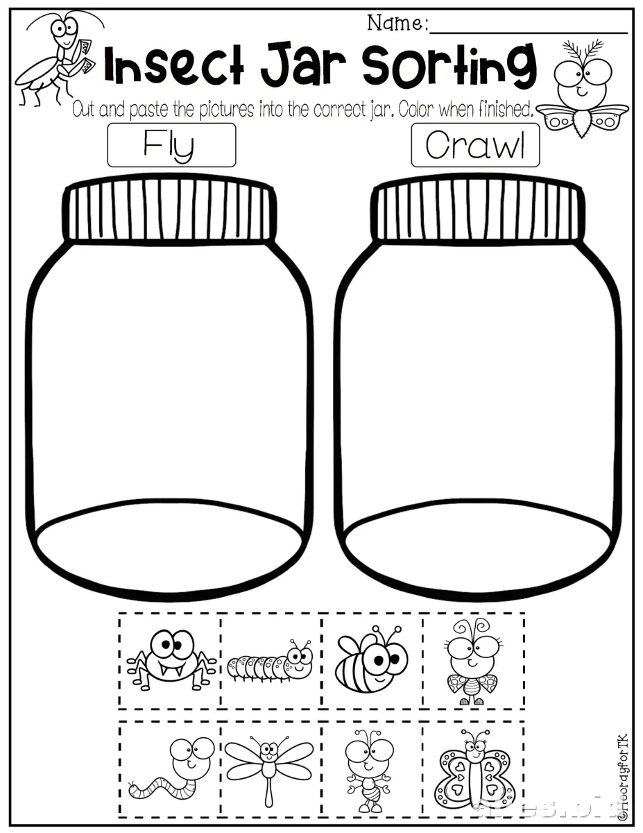 Free Printable Sorting Activity Sheet For Kids Worksheet #16